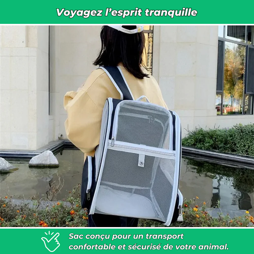 Sac de transport extérieur pour chien et chat – Voyage sécurisé et confortable - Image 3