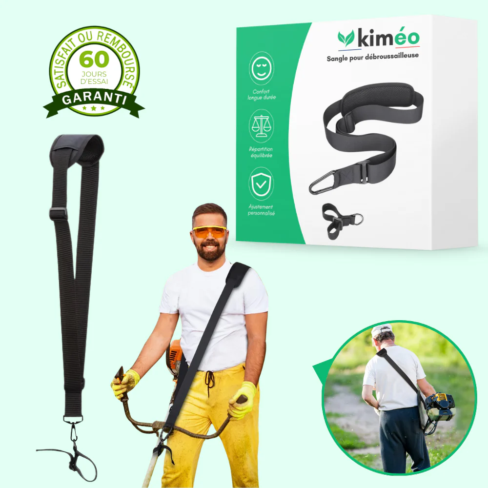 Sangle Réglable pour Débroussailleuse – Confort et Support lors du Jardinage - Image 2