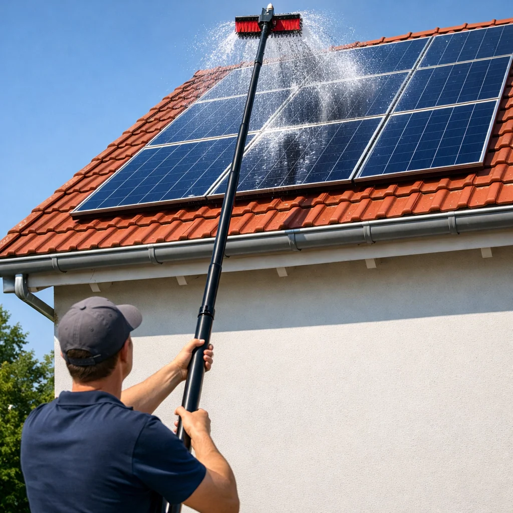 SolarClean PRO Brosse Télescopique Haute Performance pour Panneaux Solaires – Nettoyage Efficace et Pratique - Image 4