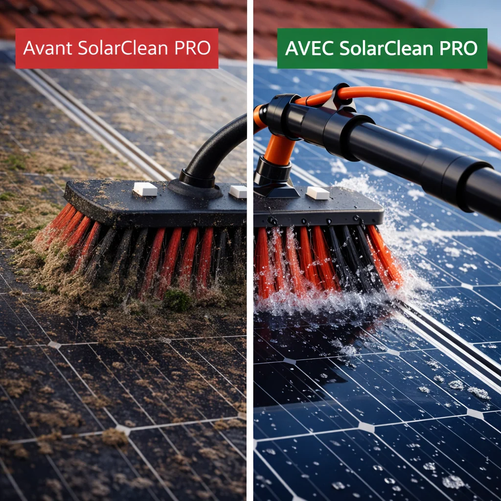 SolarClean PRO Brosse Télescopique Haute Performance pour Panneaux Solaires – Nettoyage Efficace et Pratique - Image 5