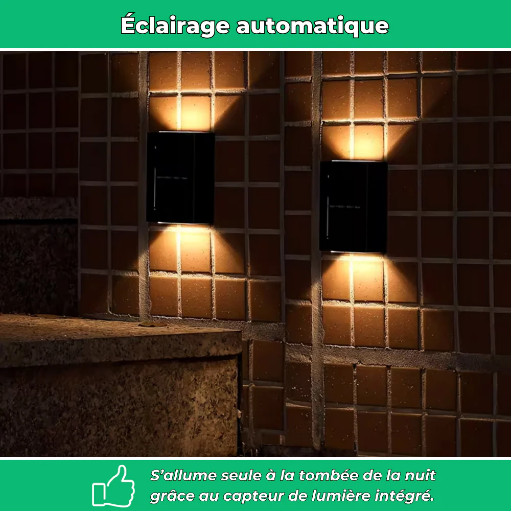 SolarPro LED-Lampes Solaires LED Extérieures Sans Fil Murales - Image 3