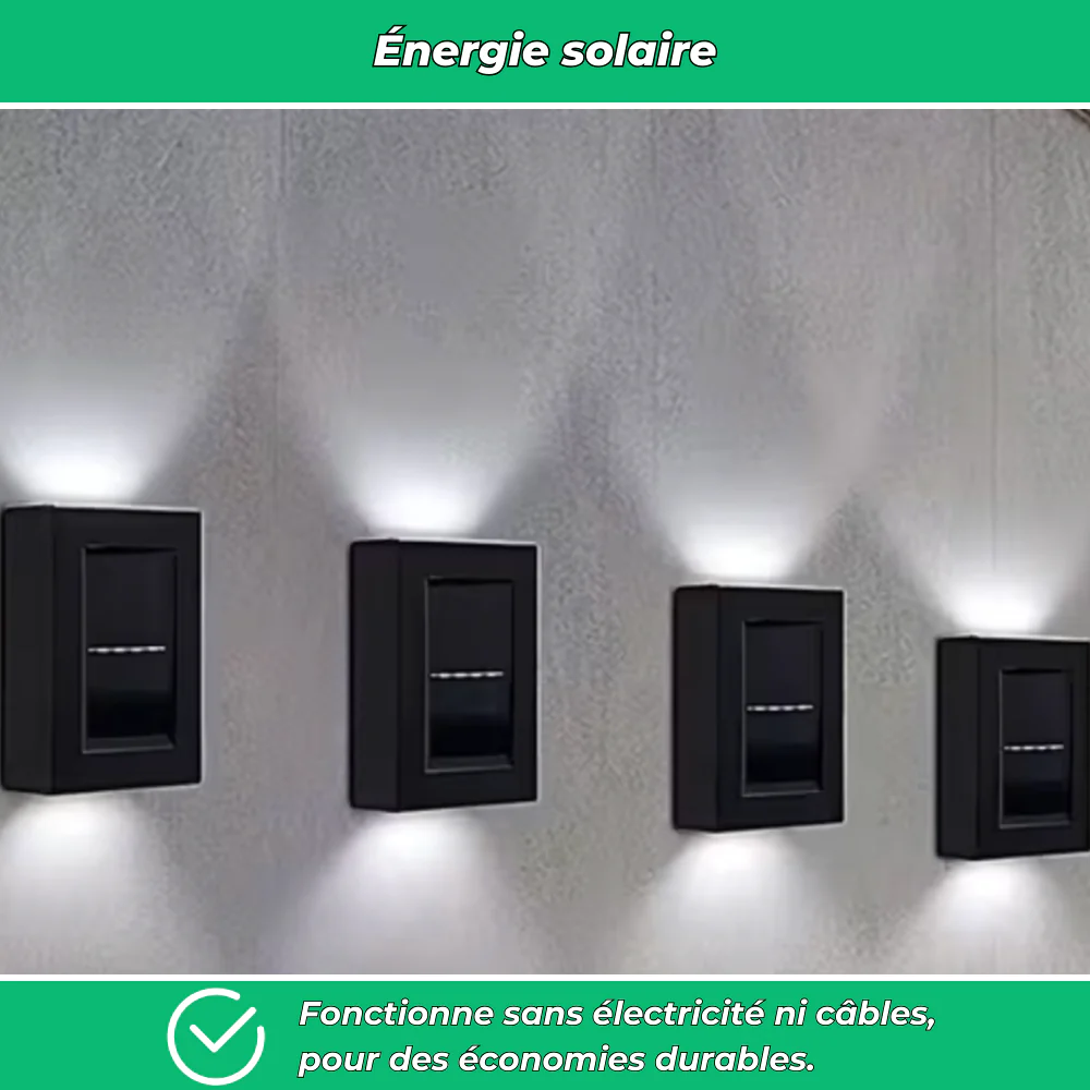 SolarPro LED-Lampes Solaires LED Extérieures Sans Fil Murales - Image 4