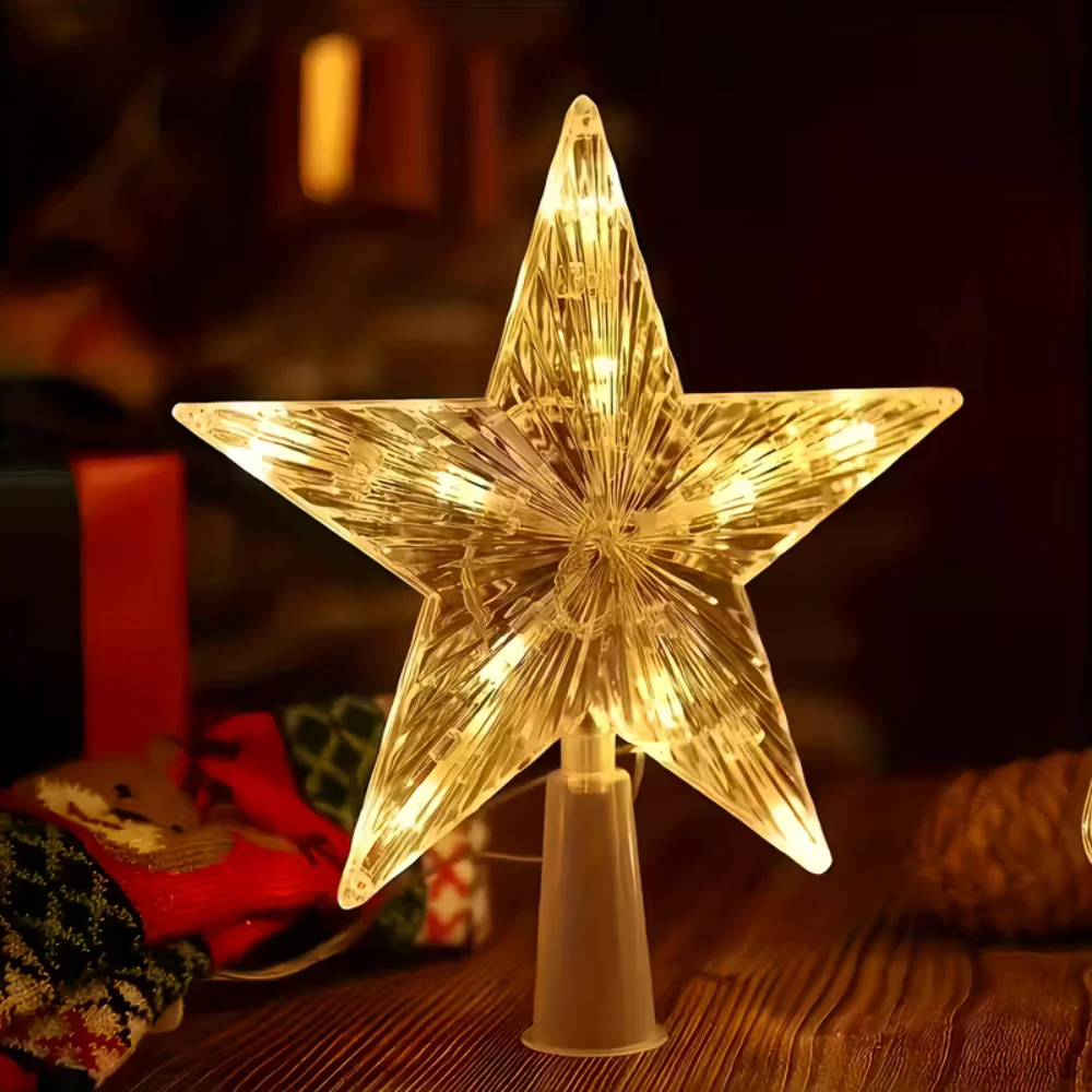 Sommet d’arbre Étoile de Noël lumineuse - Image 3