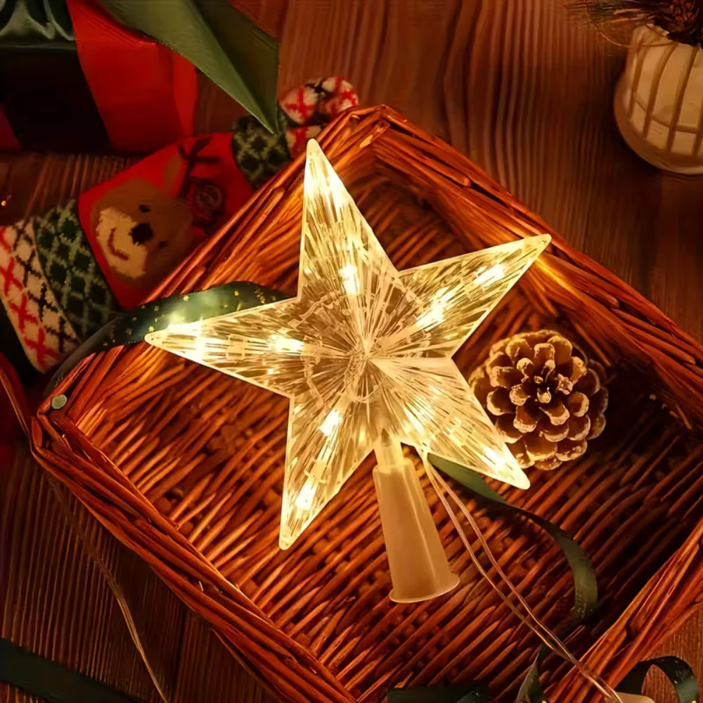 Sommet d’arbre Étoile de Noël lumineuse - Image 4
