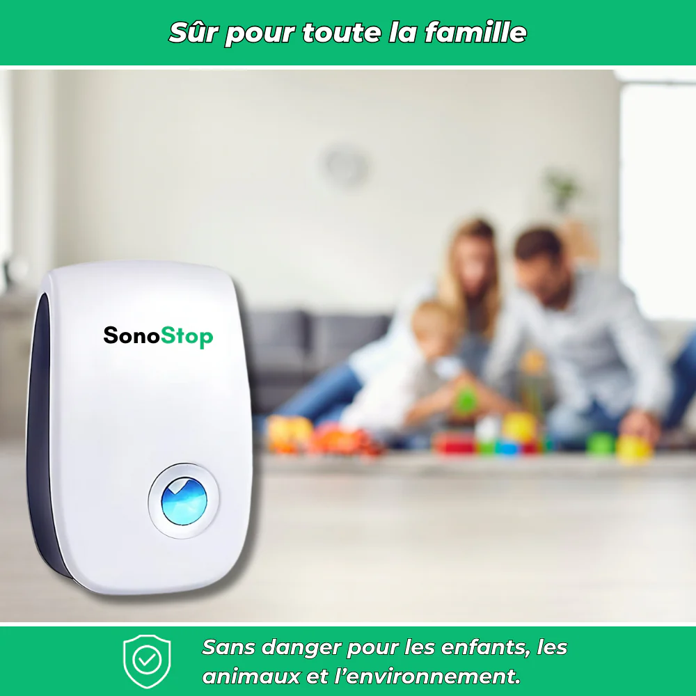 SonoStop - Répulsif ultrason contre rongeurs et insectes - Image 4