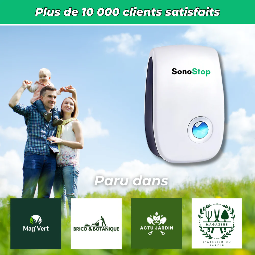 SonoStop - Répulsif ultrason contre rongeurs et insectes - Image 5