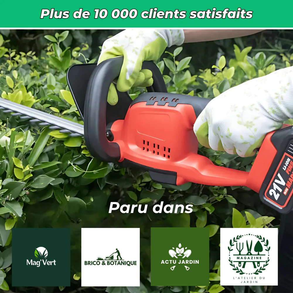 T80 PRO | Taille-Haie Sans Fil Ultra-Puissant | Découpes Précises pour Jardin et Taille de Haies - Image 6