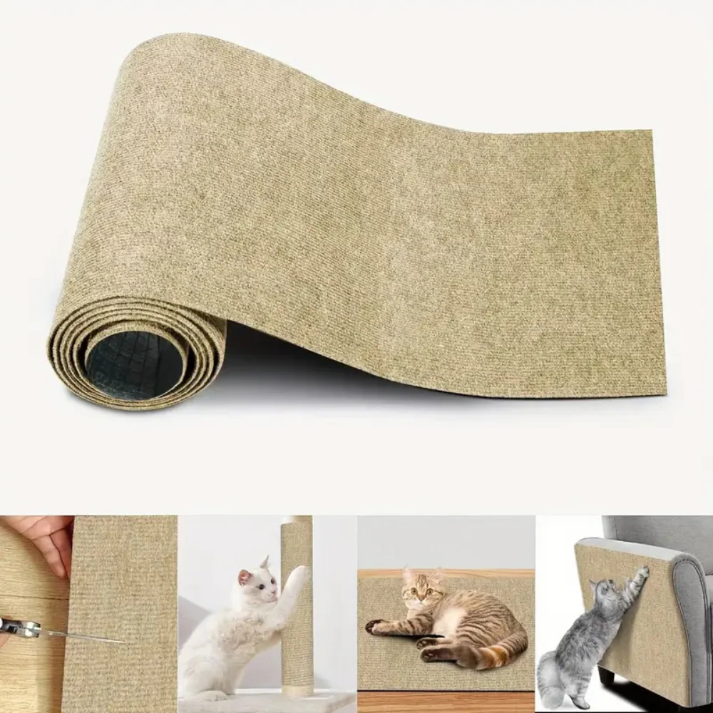 Tapis griffoir auto-adhésif pour chats – Protège murs et meubles des griffes - Image 10
