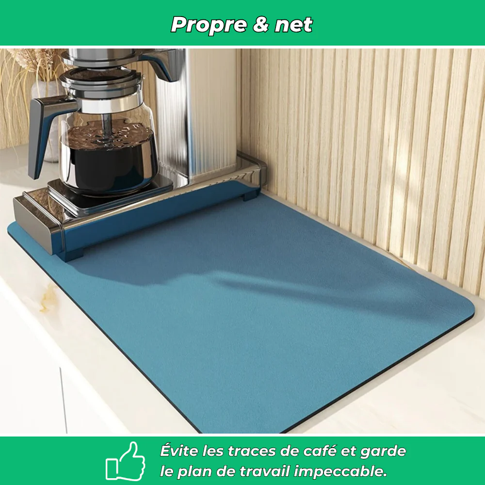 Tapis absorbant antidérapant pour machine à café - Image 5