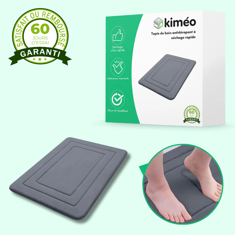 Tapis de bain antidérapant à séchage rapide - Image 2