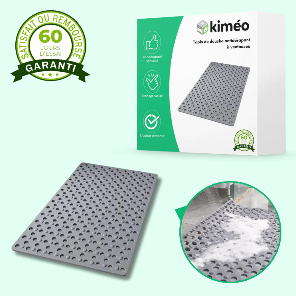 Grip'Plus | Tapis de Douche Antidérapant | Tapis de bain Antidérapant - Image 2