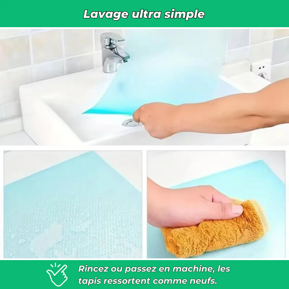 Tapis de protection lavables pour réfrigérateur - 4 PCS - Image 5