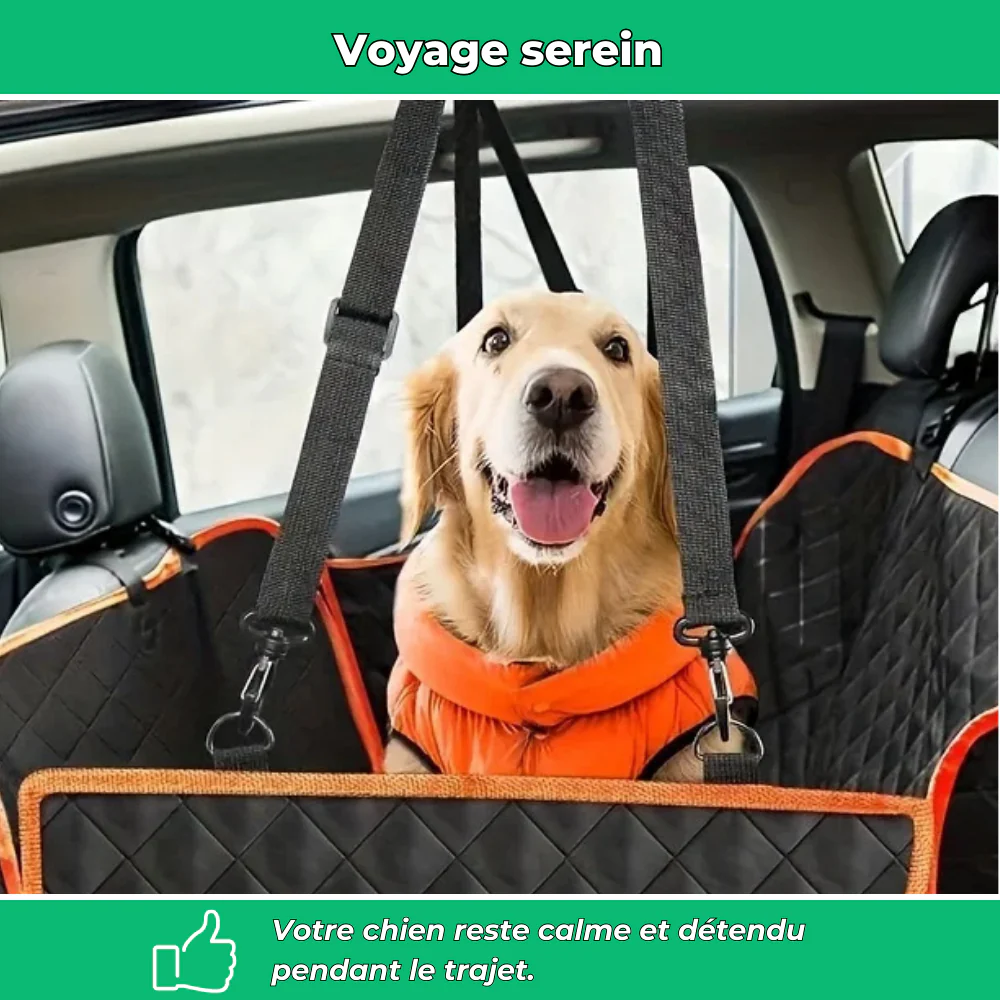Tapis de voiture pour chien – Hamac protecteur siège arrière - Image 3
