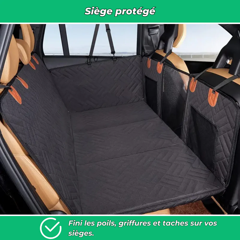 Tapis de voiture pour chien – Hamac protecteur siège arrière - Image 4
