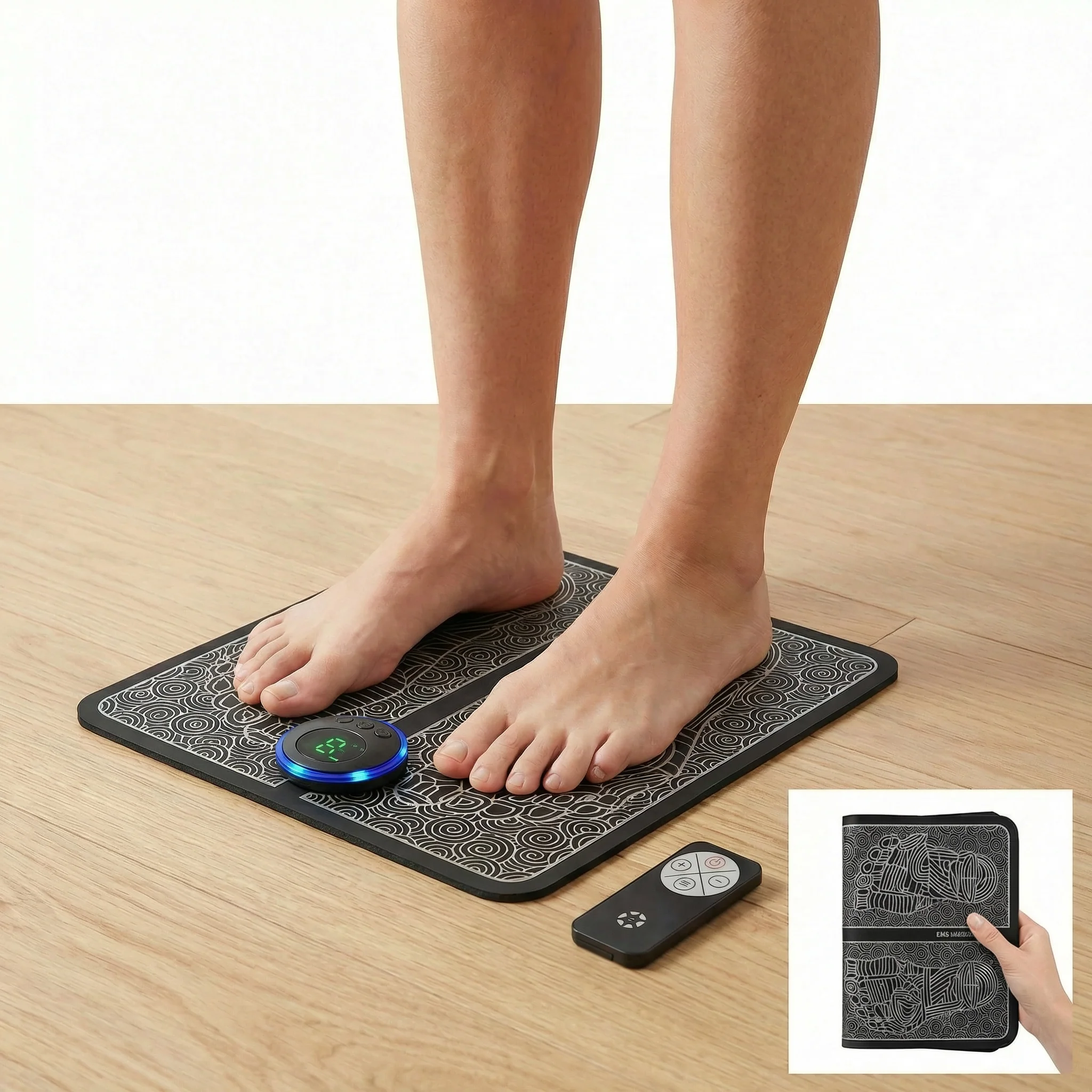 Tapis Massage de Pieds Électrique | Soulagement Douleur & Circulation Sanguine - Image 3