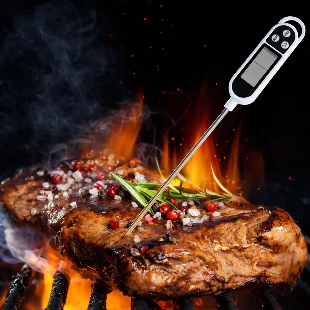 Thermomètre de Cuisine Digital à Sonde LCD – Cuisson Précise & Rapide - Image 2