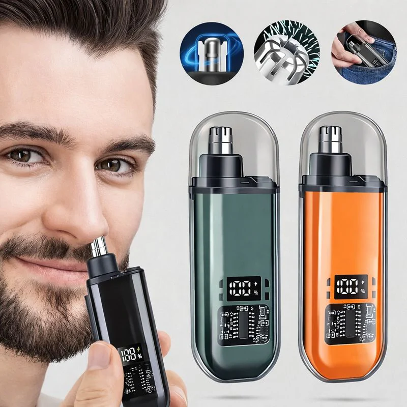 Tondeuse pour poils de nez et d’oreilles rechargeable par USB – Compacte & Portable - Image 3