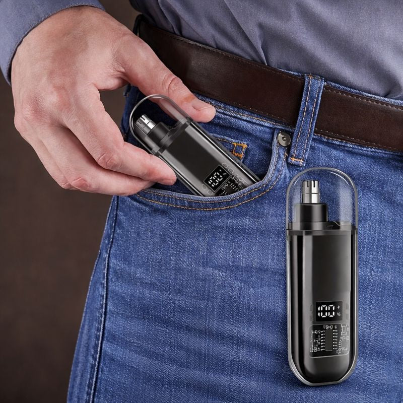 Tondeuse pour poils de nez et d’oreilles rechargeable par USB – Compacte & Portable - Image 4