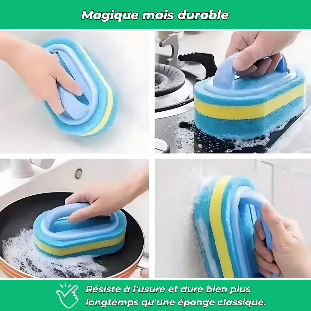TotalClean – Éponge récurante anti-calcaire pour salle de bain et cuisine - Image 5