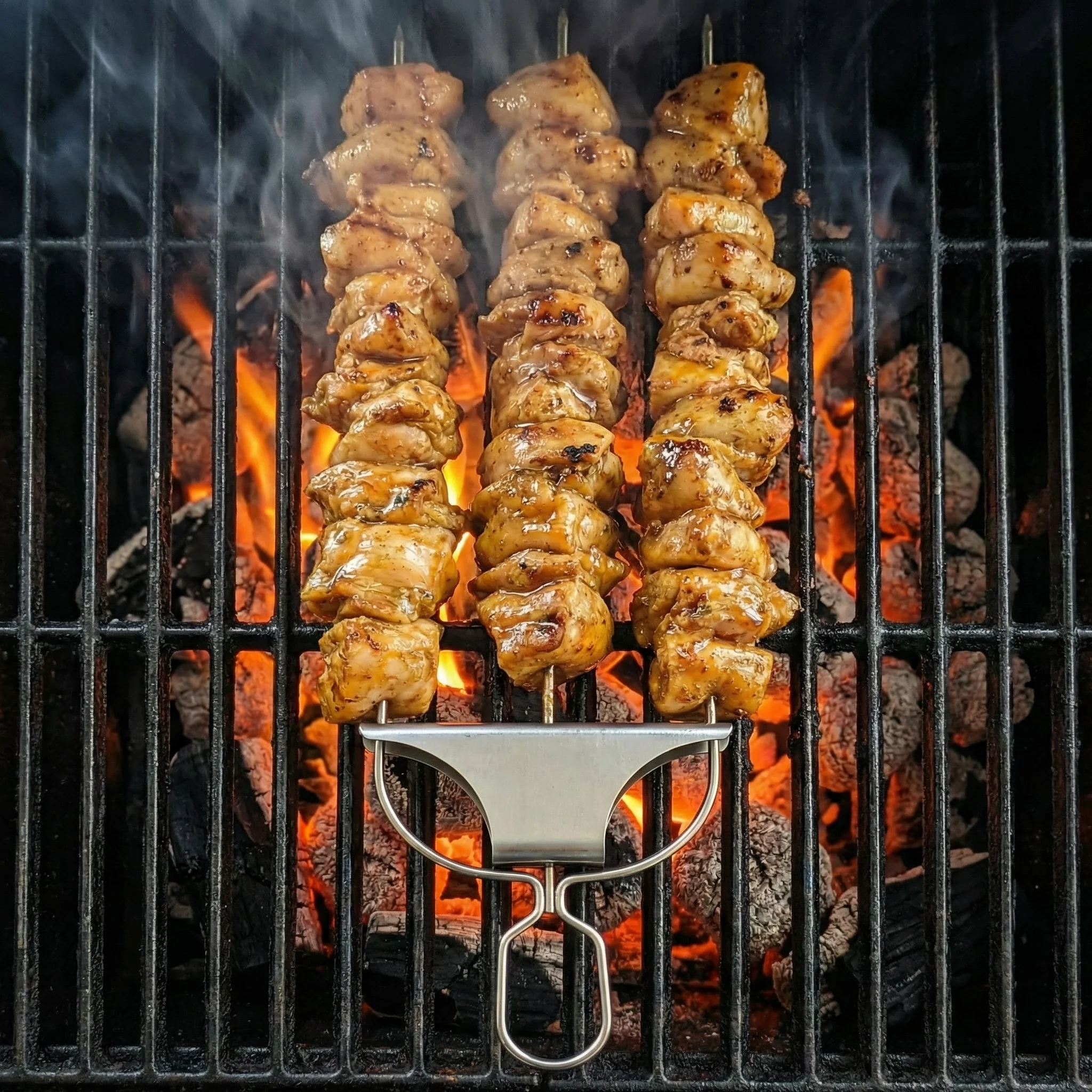 Broch’Max| Brochettes 3-en-1 pour Barbecue | Acier Inoxydable | 1+1 Offert - Image 3