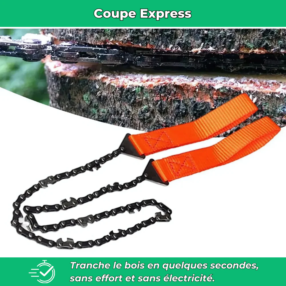 Tronçonneuse Manuelle Compacte – Coupe Rapide et Sans Effort pour Jardinage et Élagage - Image 3