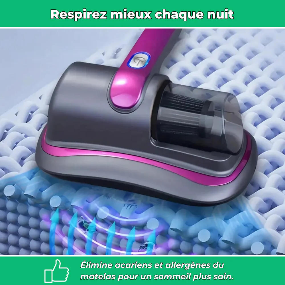 V20 PRO | Aspirateur anti-acariens avec chauffage UV 65℃ | Élimine 99% des Allergènes - Image 3