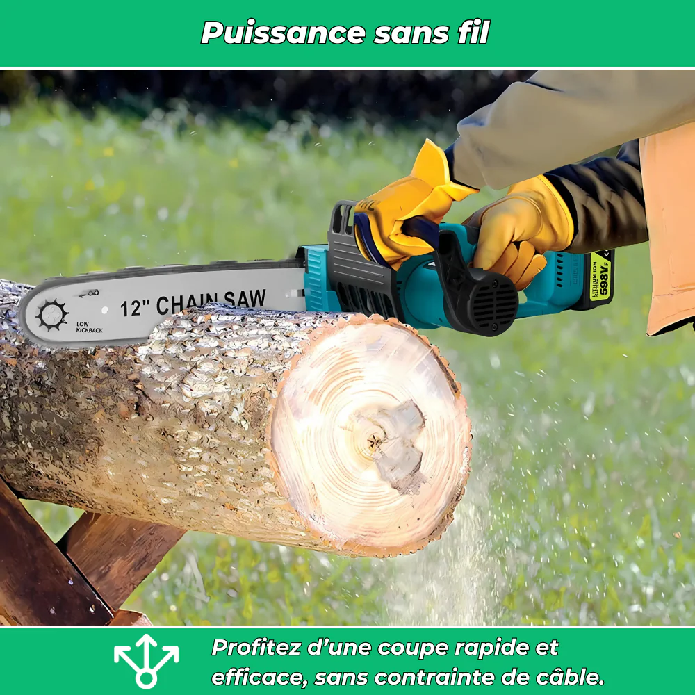 V60 PRO – Tronçonneuse électrique sans fil puissante et compacte - Image 4