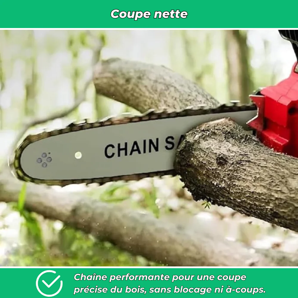 V80 PRO MAX | Tronçonneuse électrique sans fil 12 pouces à batterie lithium - Image 4