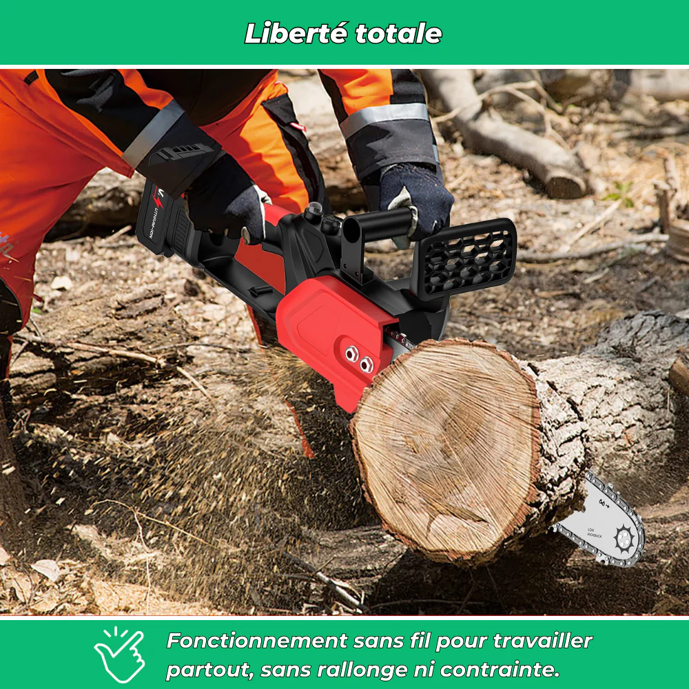 V80 PRO MAX | Tronçonneuse électrique sans fil 12 pouces à batterie lithium - Image 5