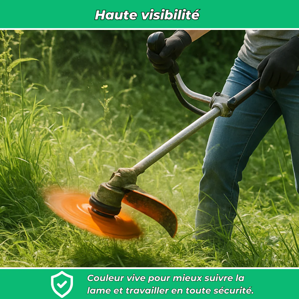 V90 PRO – Lame débroussailleuse flexible pour coupe précise - Image 3