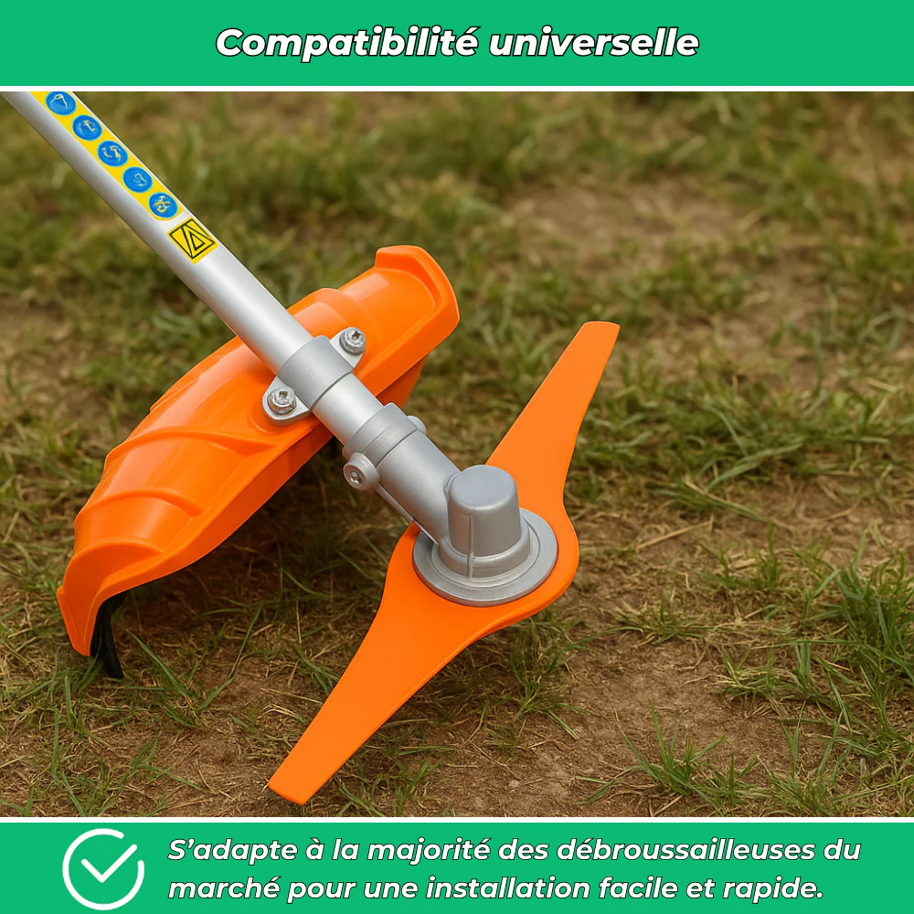 V90 PRO – Lame débroussailleuse flexible pour coupe précise - Image 5
