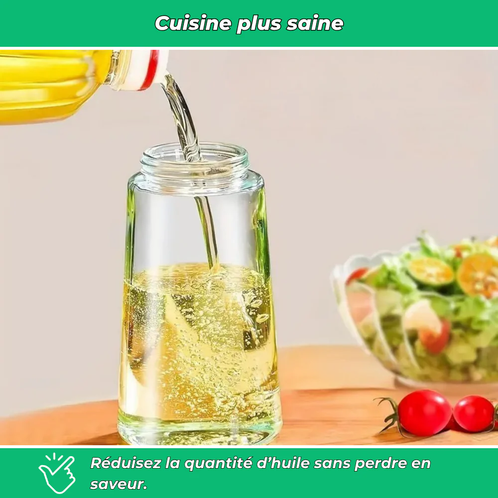 Vaporisateur d’huile d’olive 2 en 1 | Spray et verseur pratique pour cuisson, salade et barbecue - Image 3