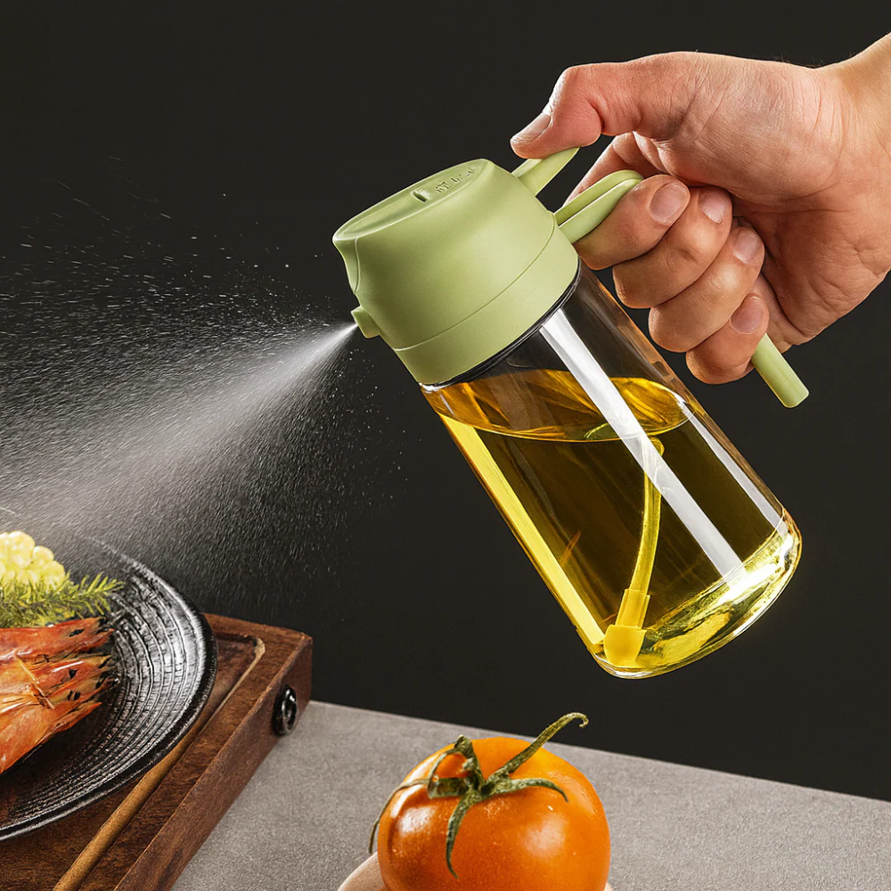 Vaporisateur d’huile d’olive 2 en 1 | Spray et verseur pratique pour cuisson, salade et barbecue - Image 6