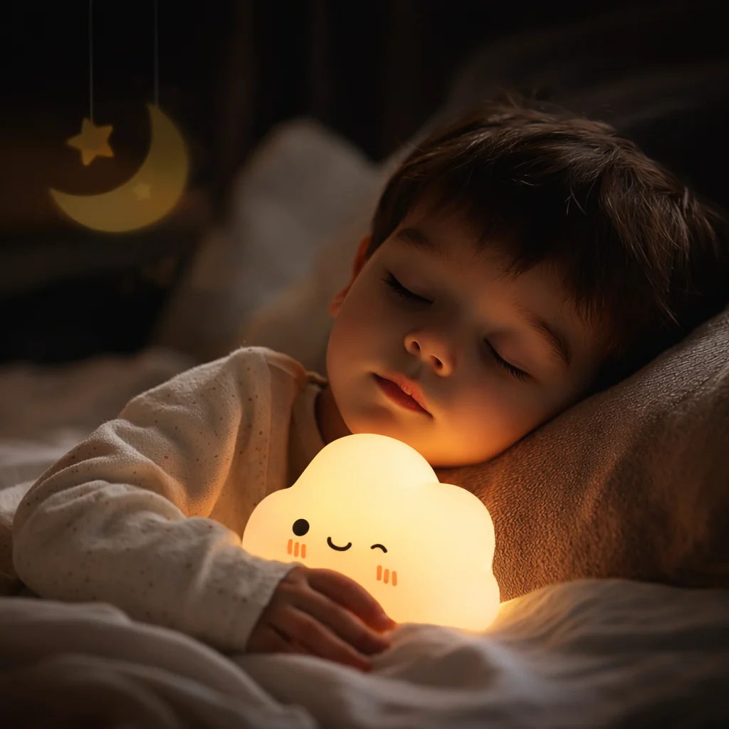 Veilleuse Enfant Rechargeable LED | Veilleuse Bébé 7 Couleurs 3 Luminosités - Image 2