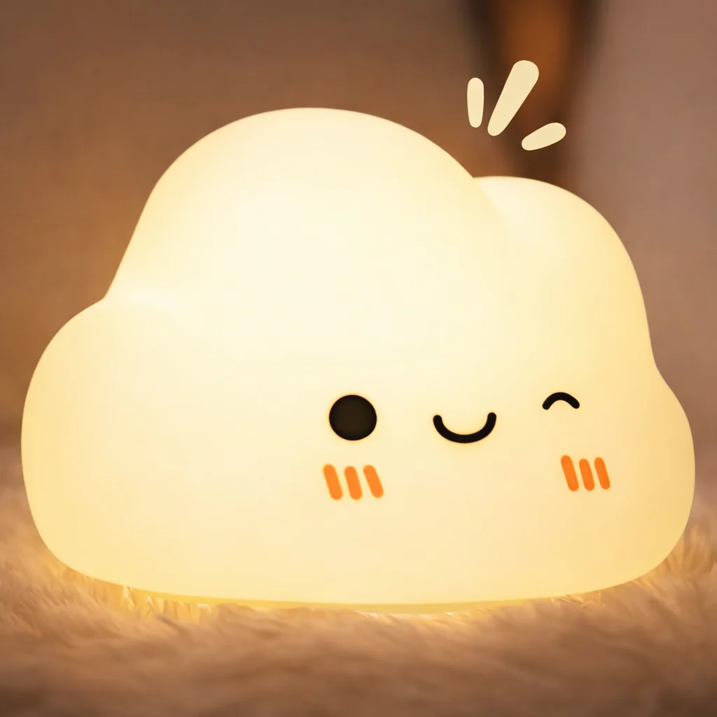 Veilleuse Enfant Rechargeable LED | Veilleuse Bébé 7 Couleurs 3 Luminosités - Image 4