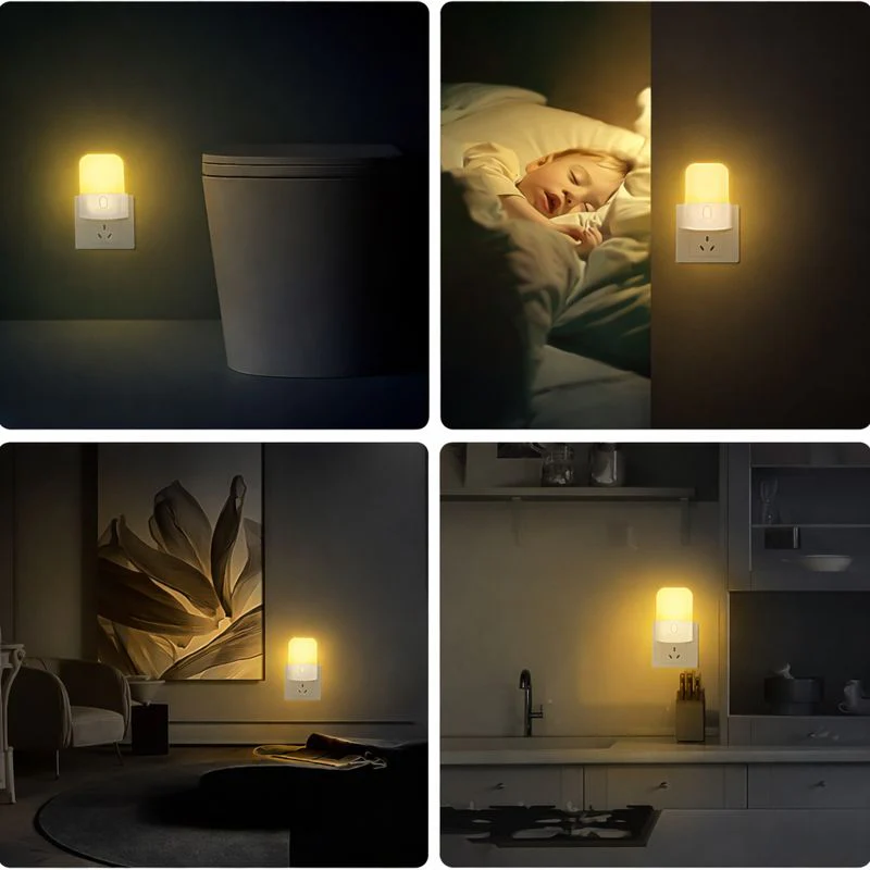 Veilleuse LED à intensité réglable – Capteur de lumière, éclairage automatique, faible consommation - Image 4
