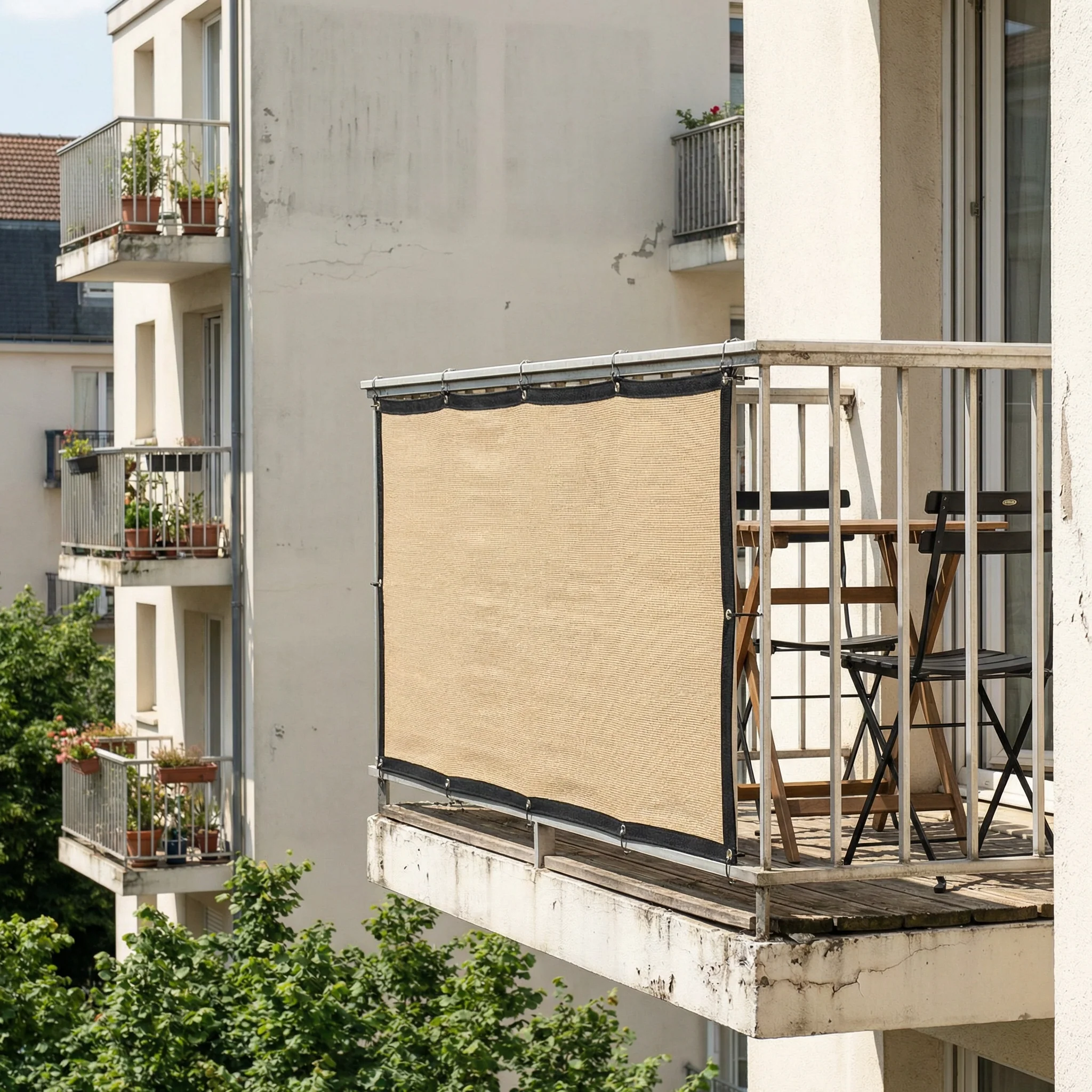 Voile d'Ombrage Premium | Protection Solaire Jardin Anti-UV Résistant Terrasse Extérieur - Image 4